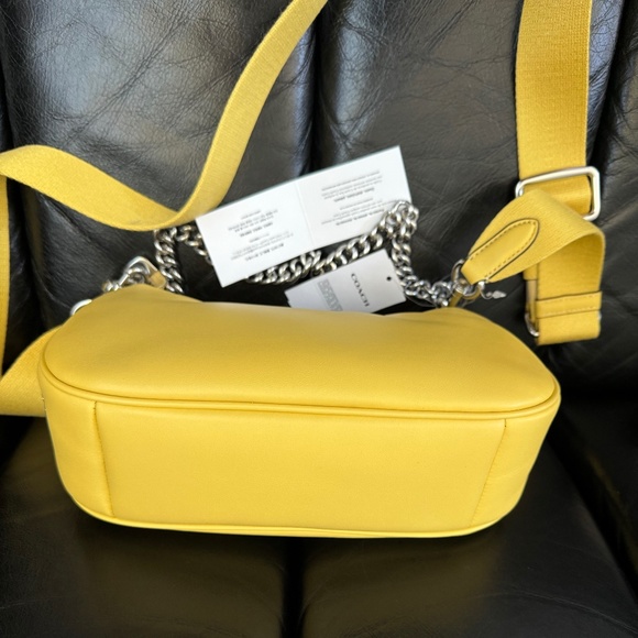 Coach Teri Shoulder Bag With Signature Quilting Silver/retro yellow - Picture 5 of 12